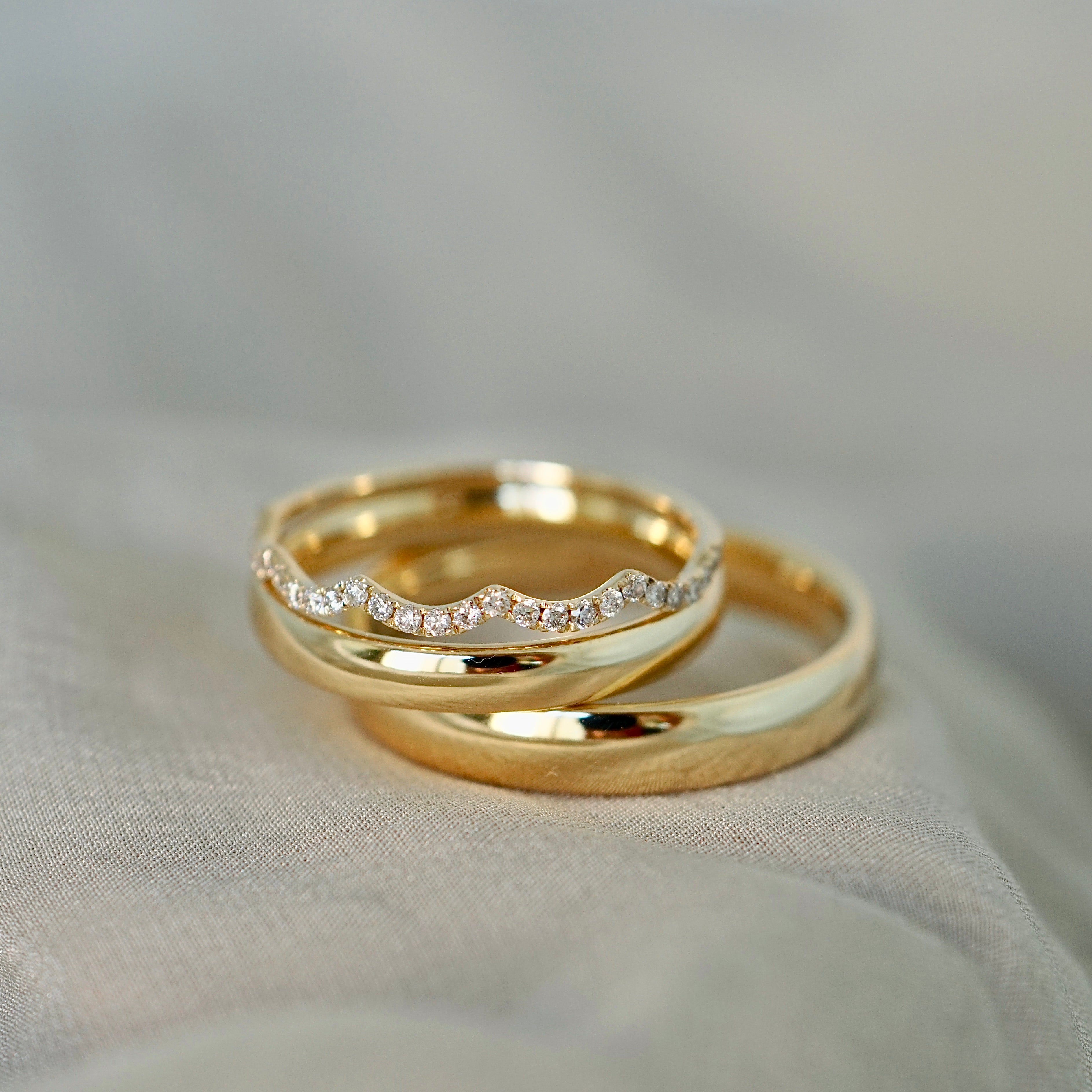 Eheringe ELEGANCE + WAVE
