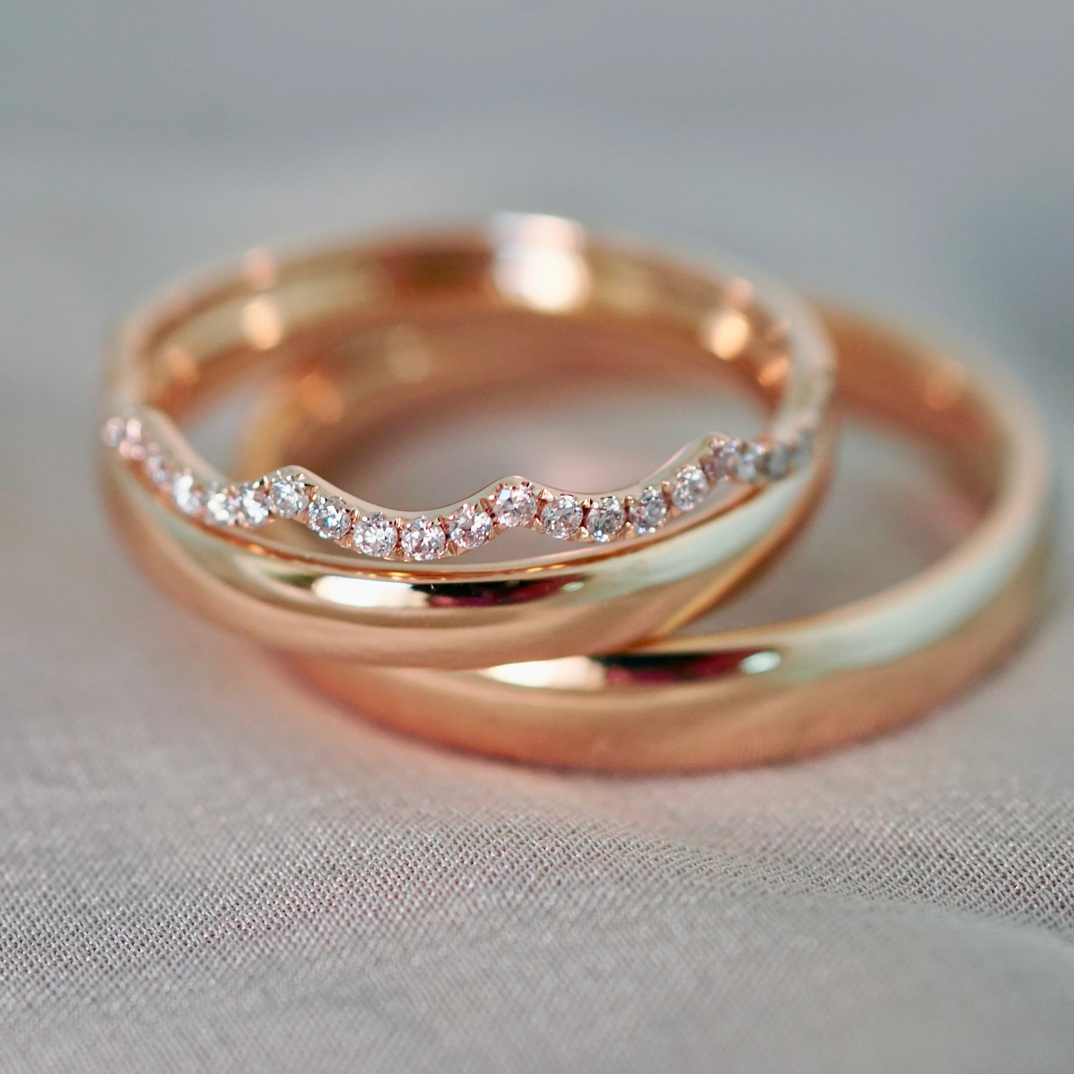Eheringe ELEGANCE + WAVE