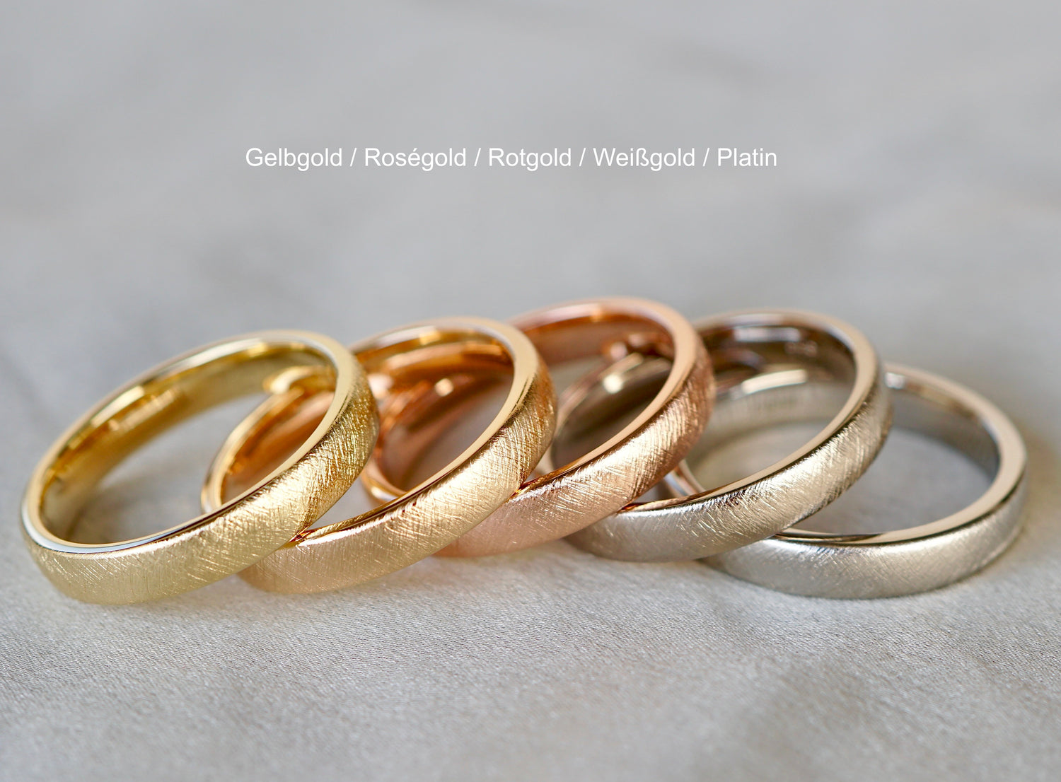 Eheringe FROZEN GOLD Set