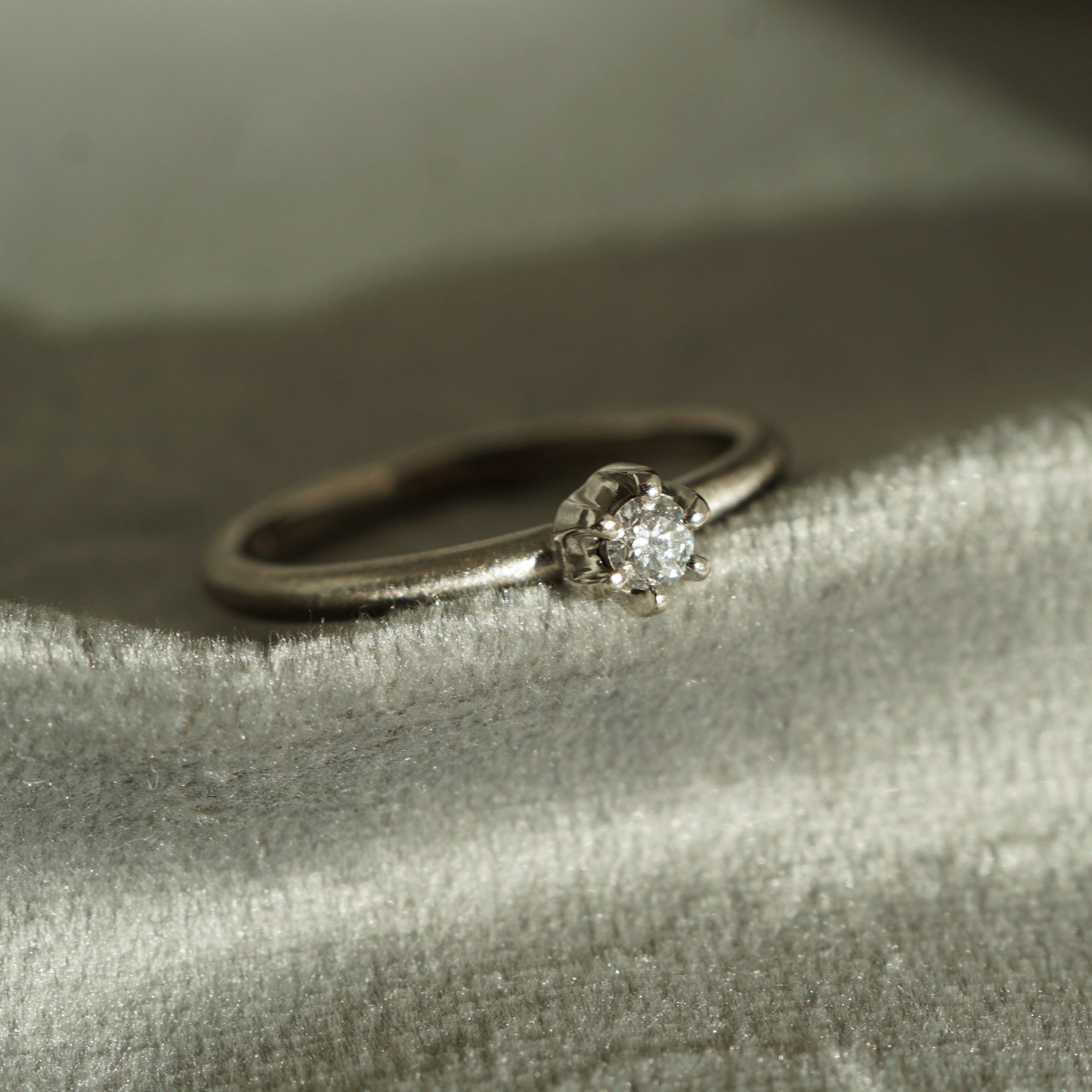 Ring DIA 0,10 Ct. 750/- Weißgold