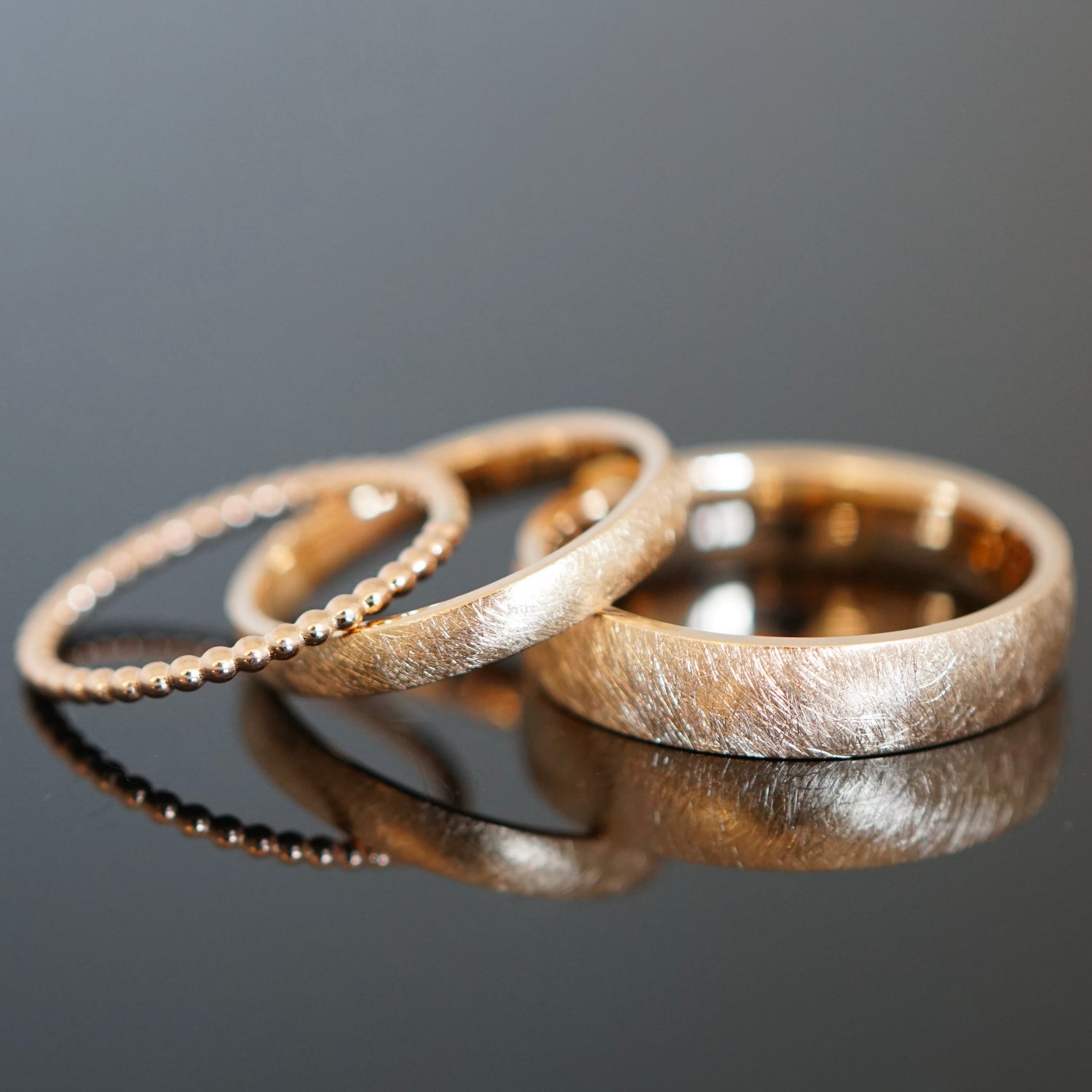 Eheringe FROZEN GOLD Set