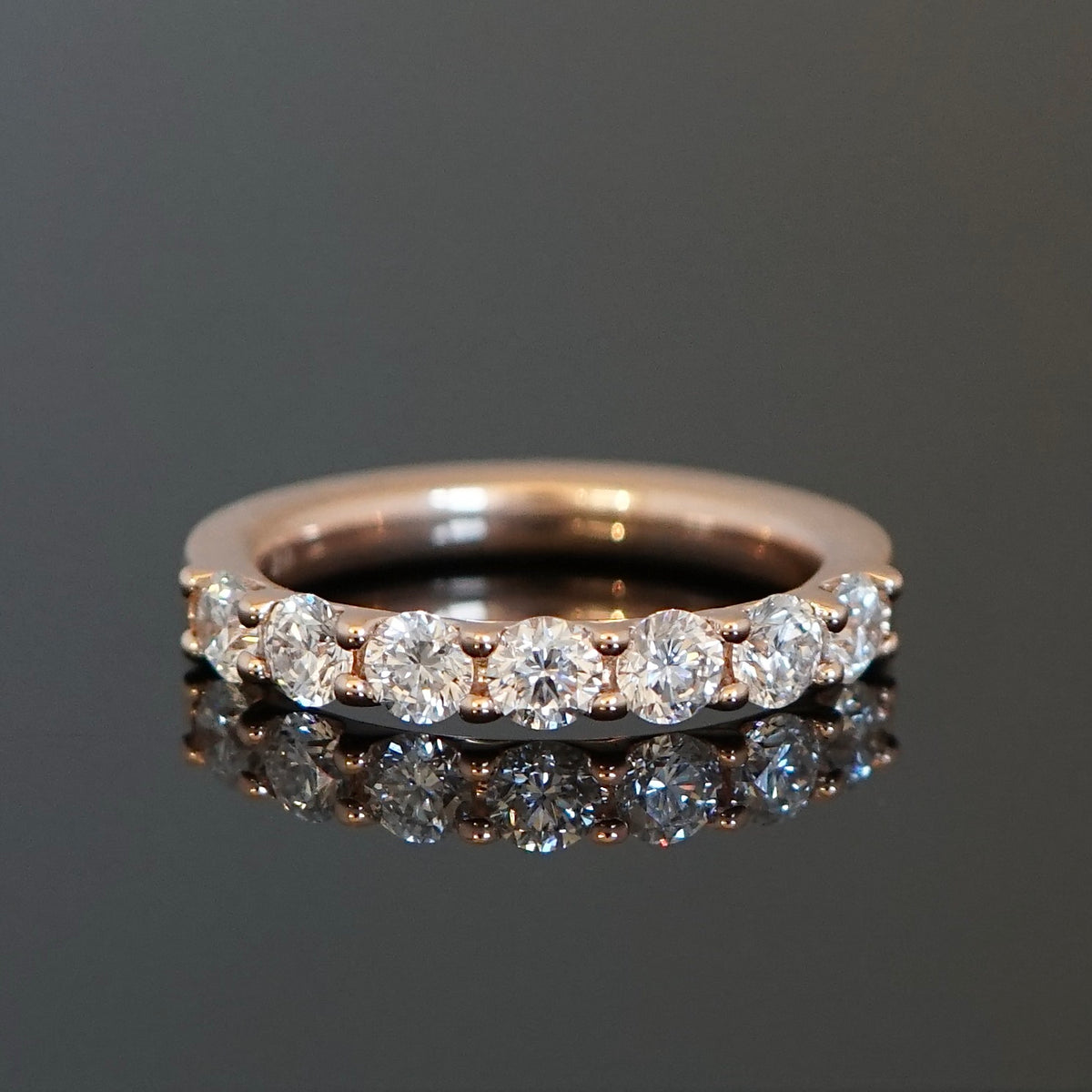 Memoire Ring mit 7 Diamanten