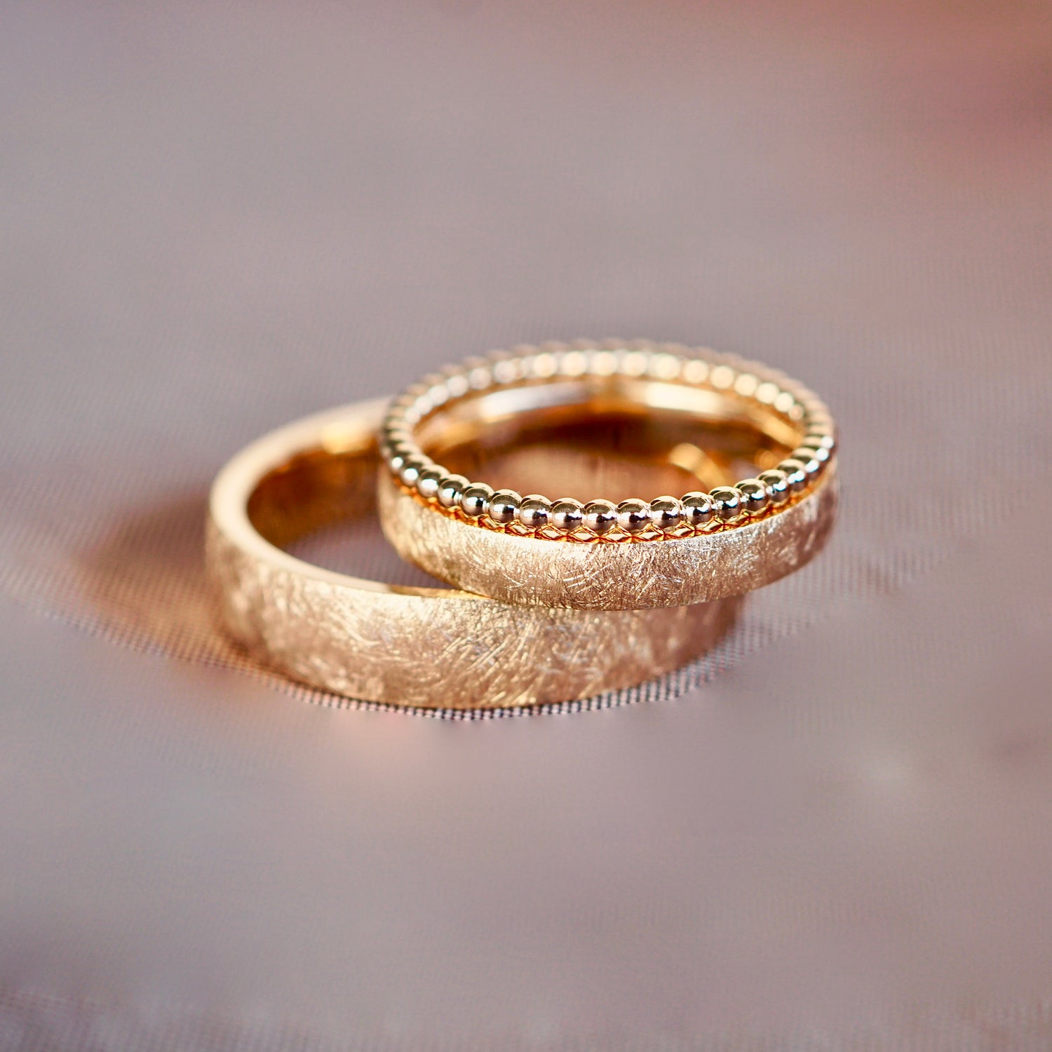 Eheringe FROZEN GOLD Set