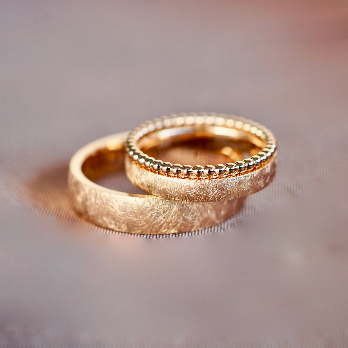 Eheringe FROZEN GOLD Set