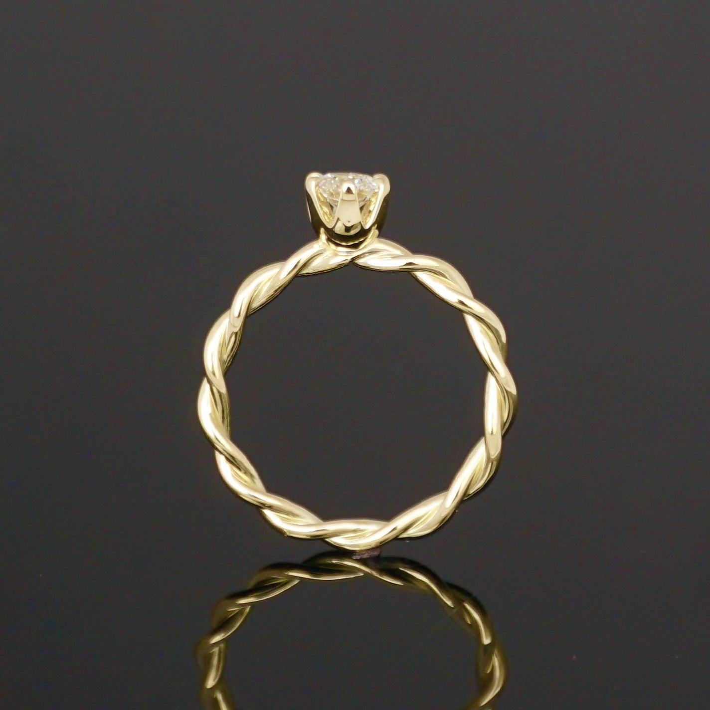 Kordelring KRÖNCHEN 0,50 Ct.