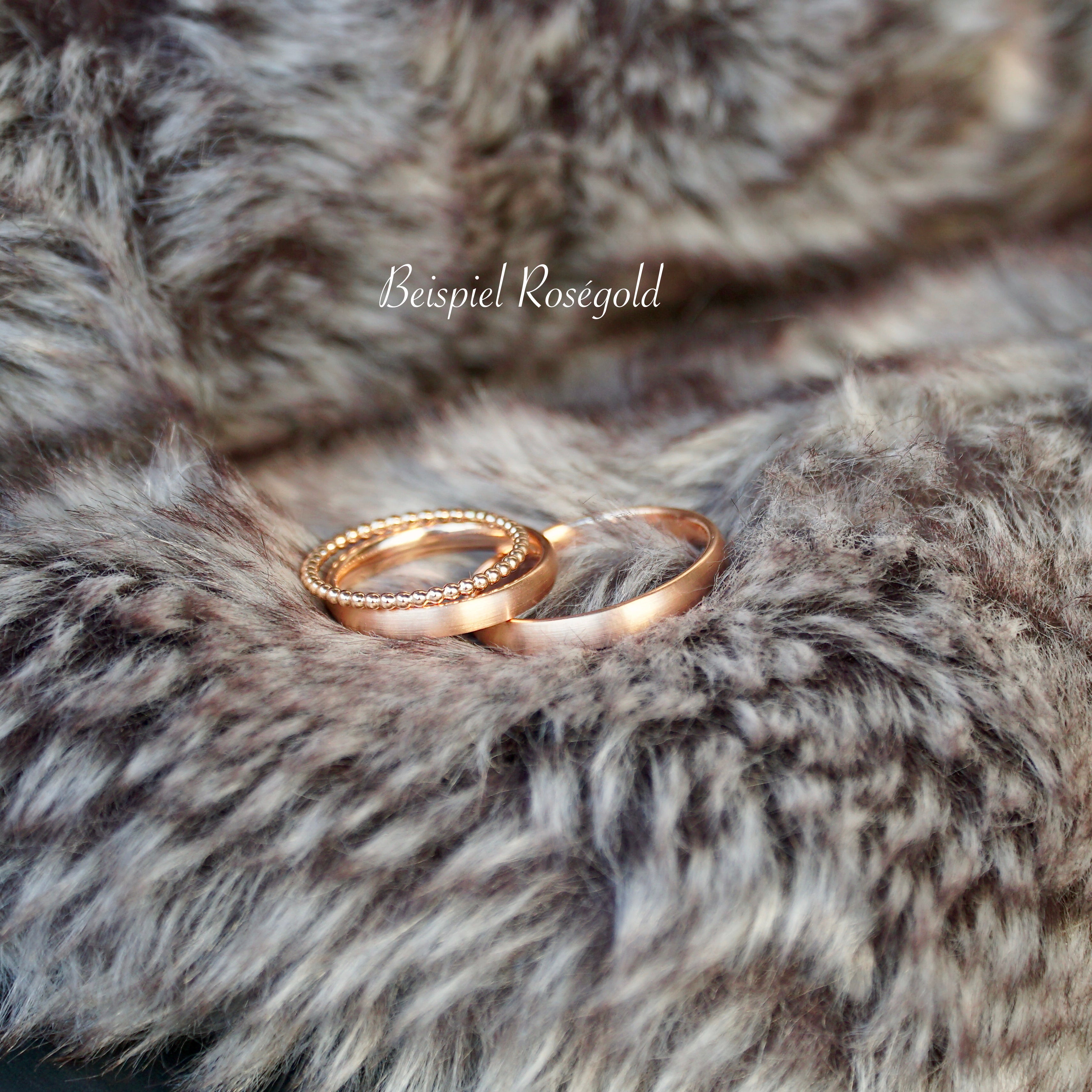 Ringkombination aus Rosegold
