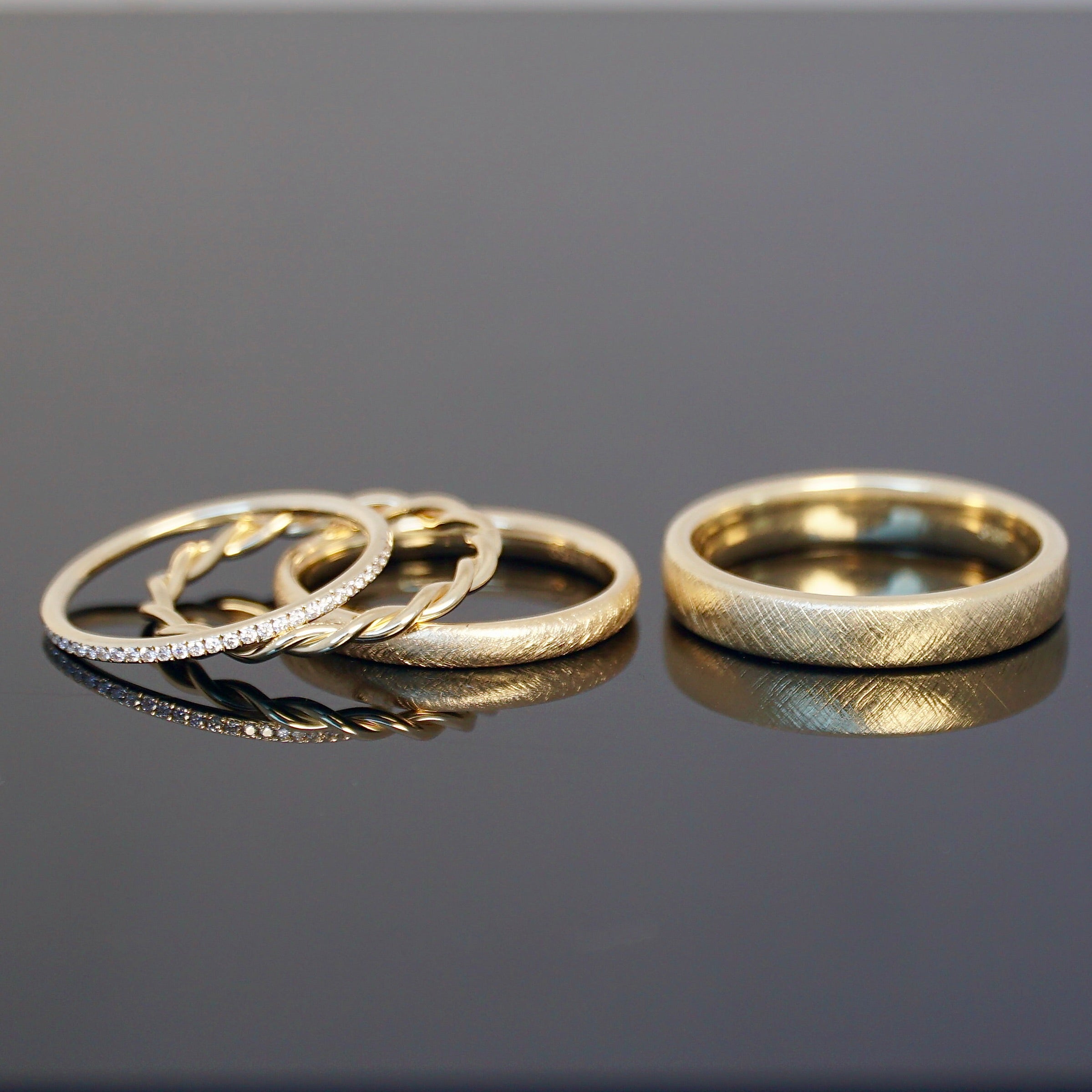 Eheringe BODA VINTAGE Kombination