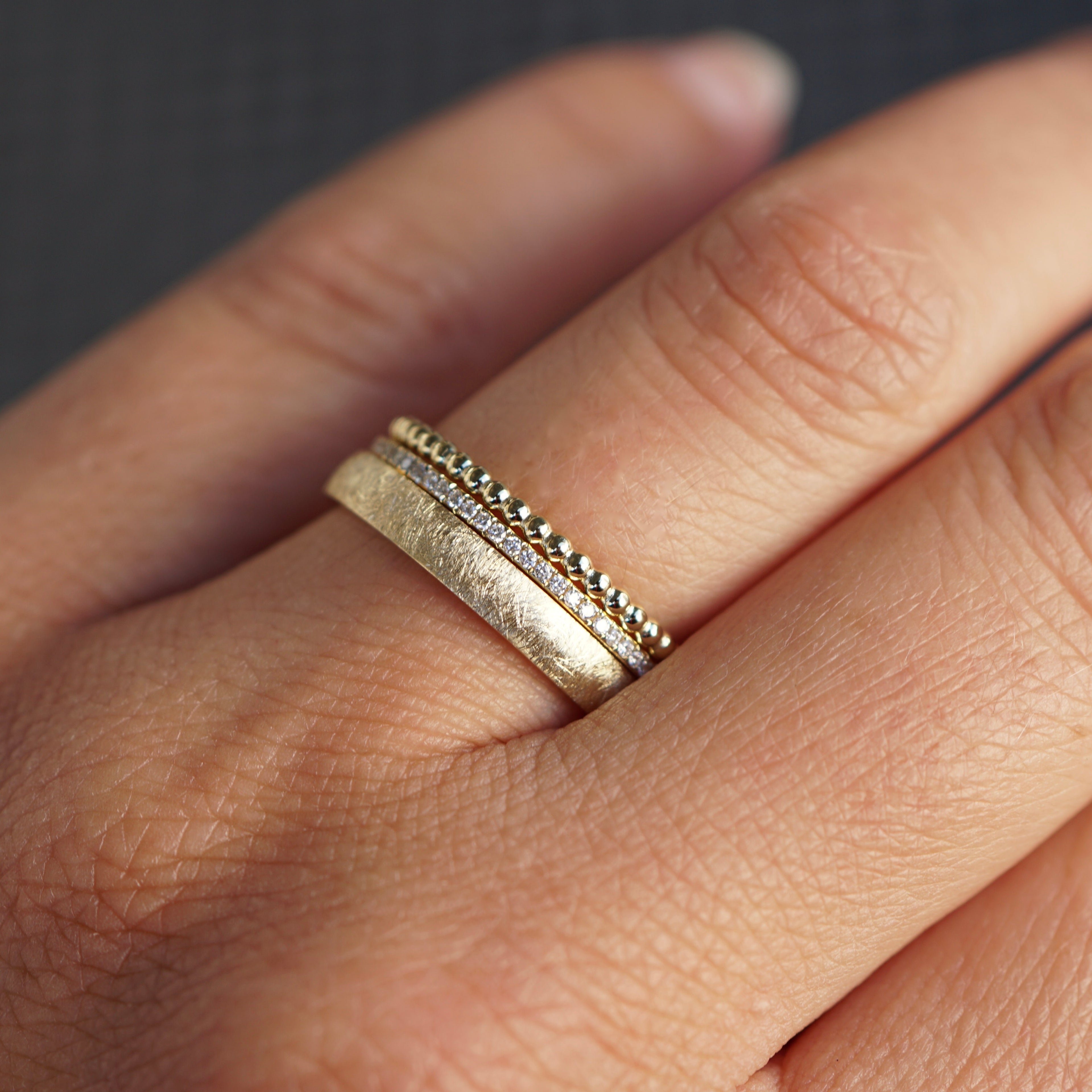 Eheringe FROZEN GOLD Kombination