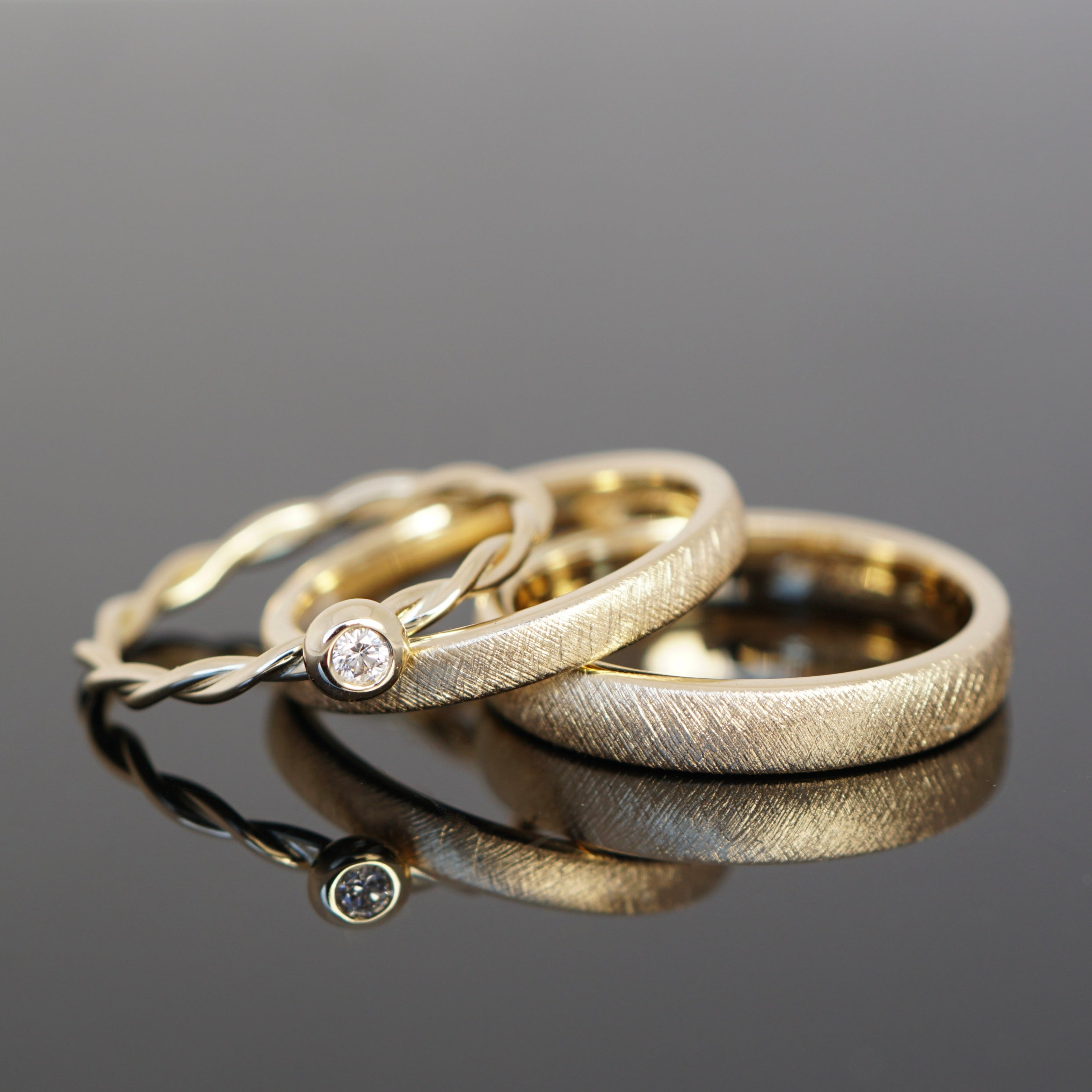 Eheringe BOHO Set