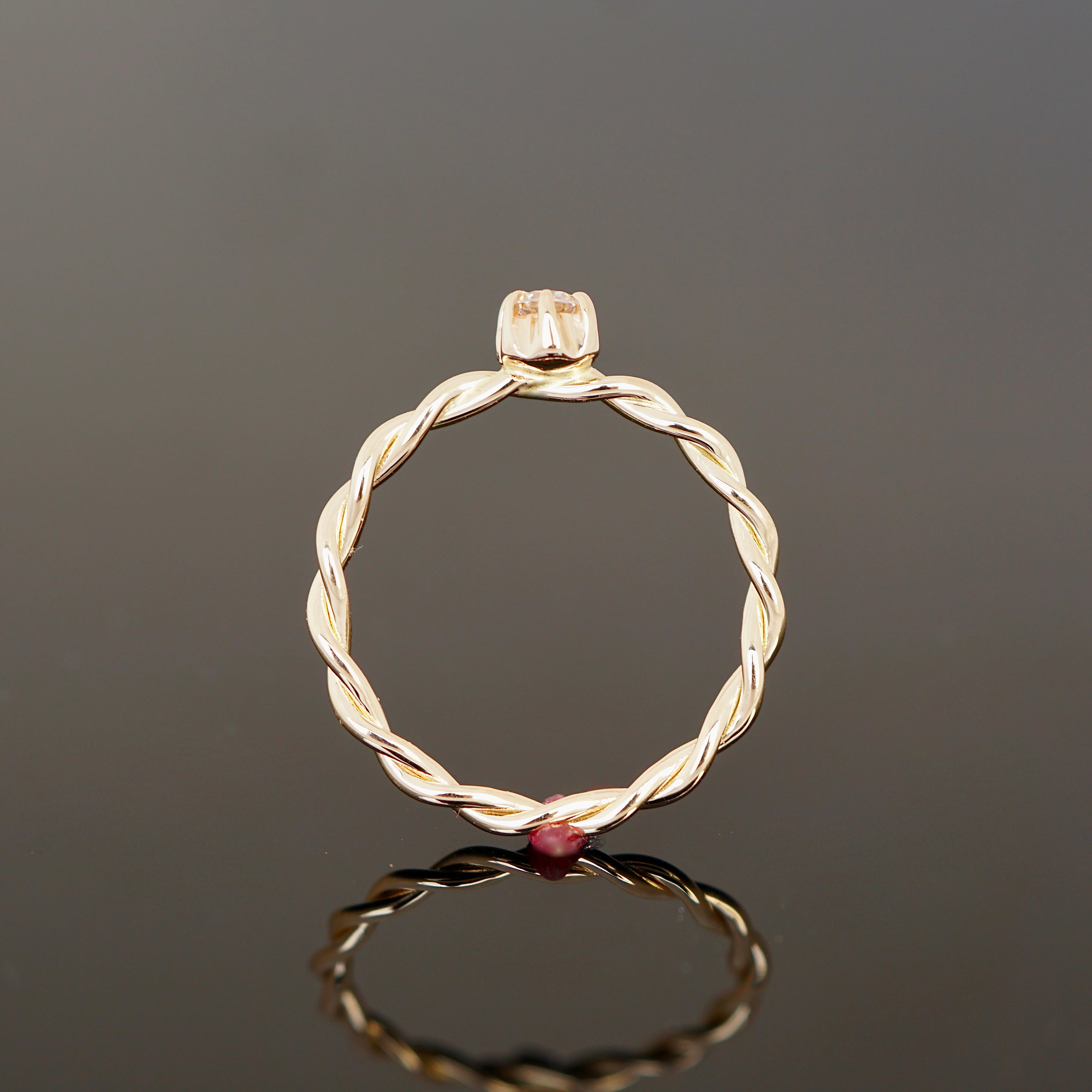 Kordelring KRÖNCHEN 0,10 Ct.