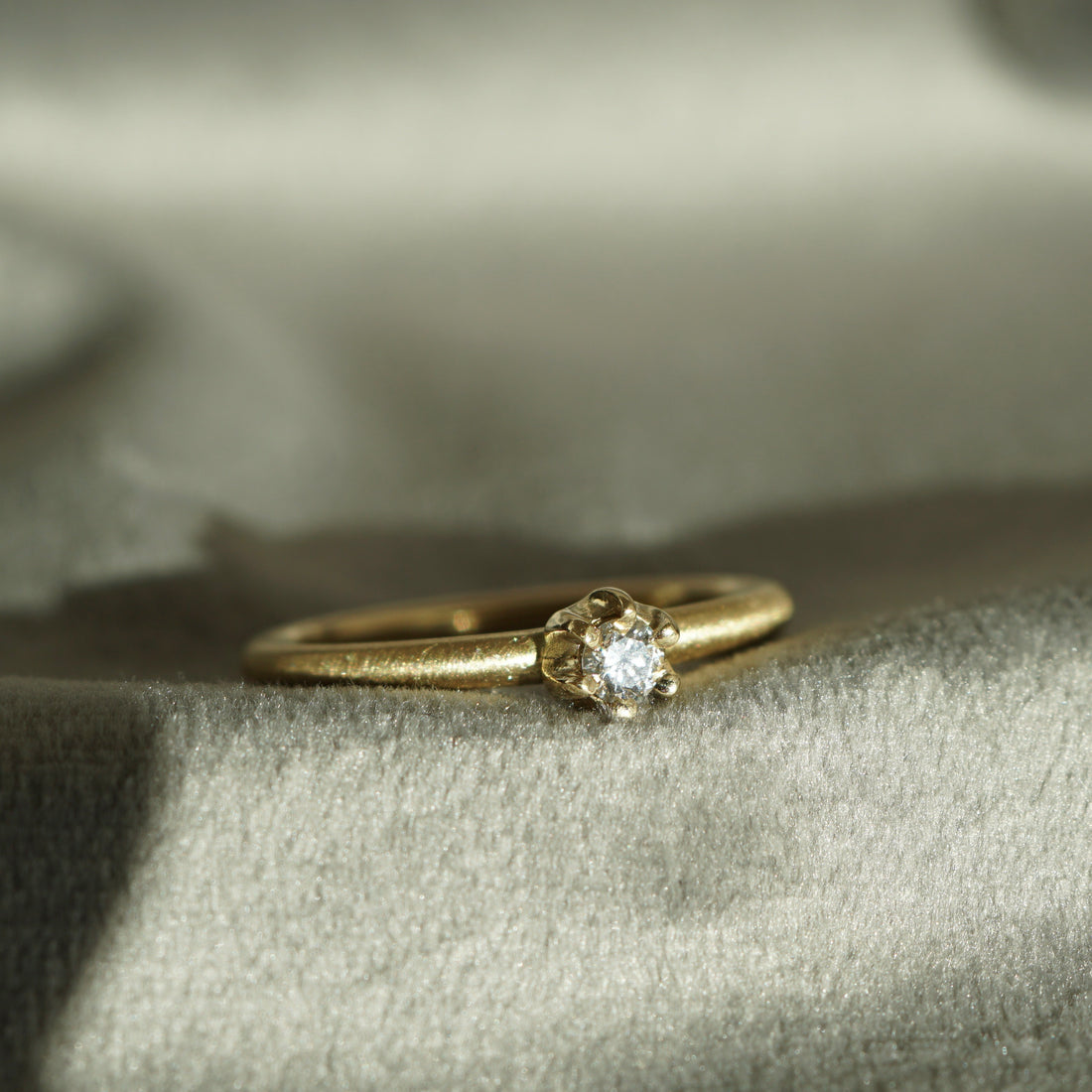 Ring DIA 0,10 Ct. 585/- Gelbgold