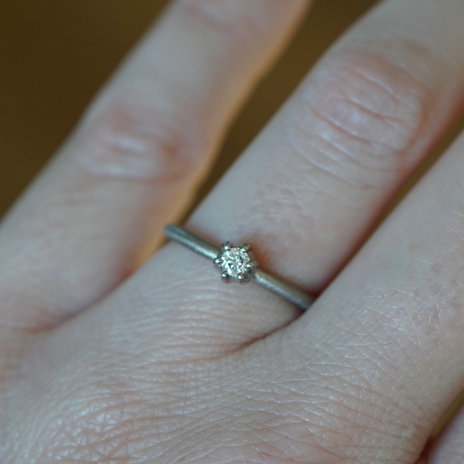 Ring DIA 0,10 Ct. 750/- Weißgold