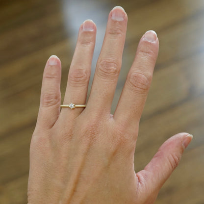 Ring DIA 0,10 Ct. 585/- Gelbgold