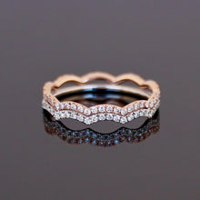 Lade das Bild in den Galerie-Viewer, Memoryring WAVE / halb
