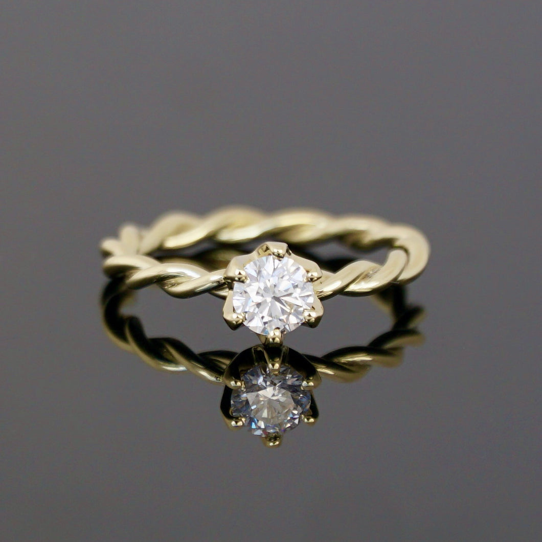 Kordelring KRÖNCHEN 0,50 Ct.
