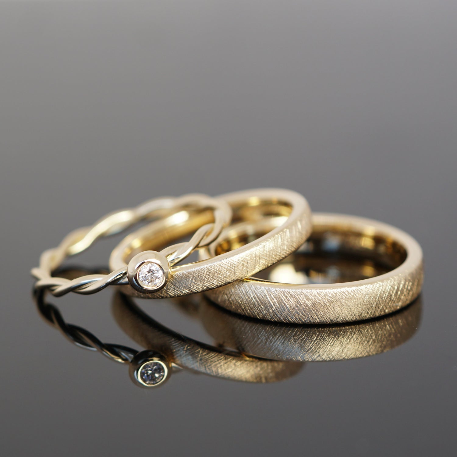 Eheringe BOHO Set