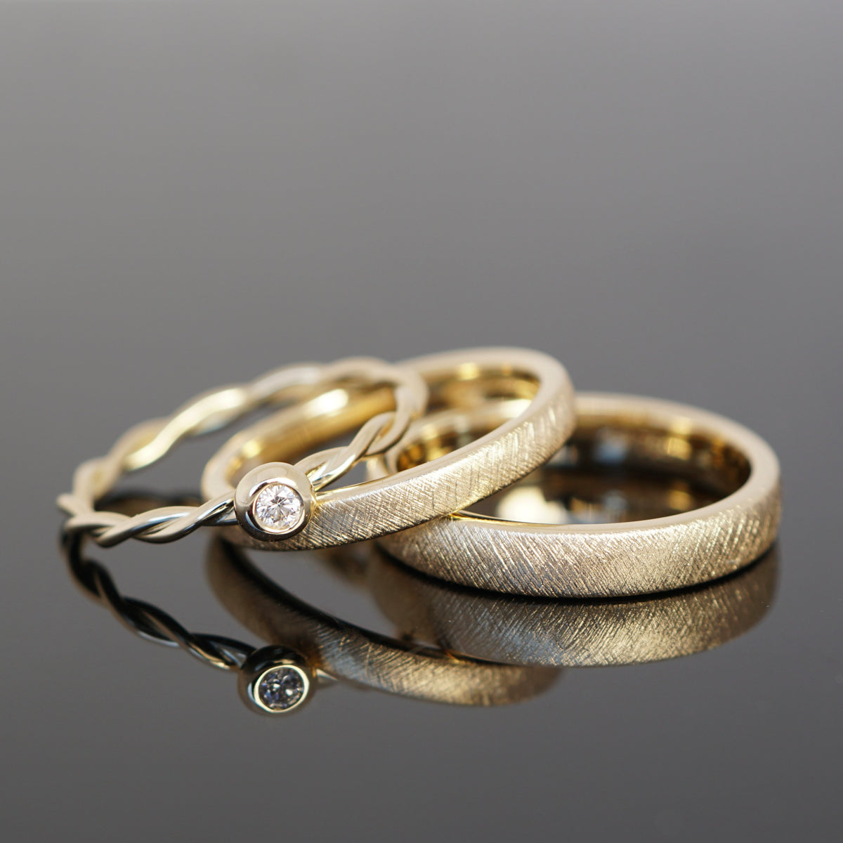 Eheringe BOHO Set