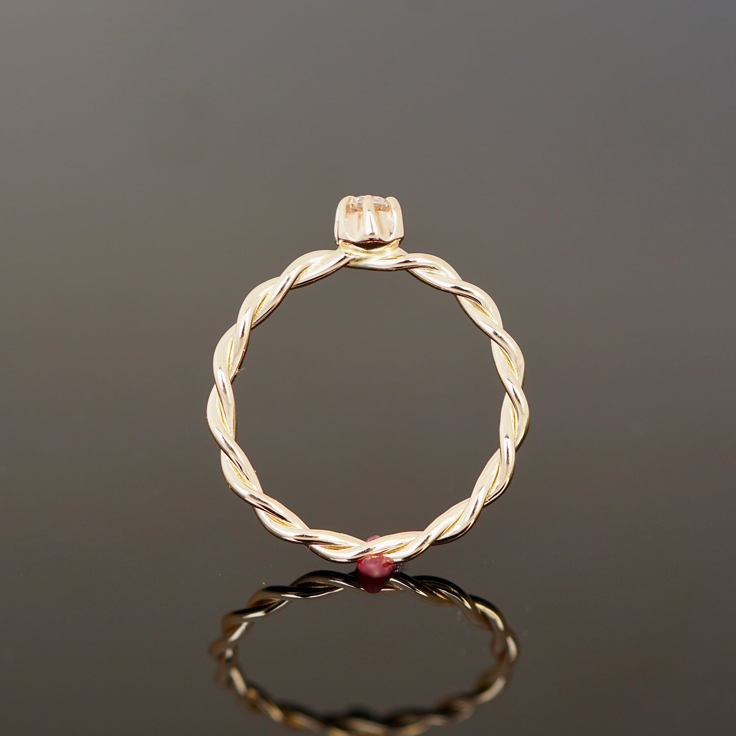Kordelring KRÖNCHEN 0,10 Ct.