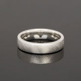 Vintage Herrenring zur Hochzeit, Ehering aus Platin für den Mann.