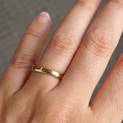 polierter Trauring aus der Goldschmiede Mein Lieblingsring
