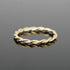 Filigraner Ring, perfekt für die Kombination mit anderen Ringen. Kordelring aus Gold, Roségold oder Platin.