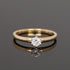 klassischer Verlobungsring mit Mittelstein 0,25 Ct. , Solitärring
