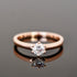 klassischer Verlobungsring mit Mittelstein 0,40 Ct. , Solitärring