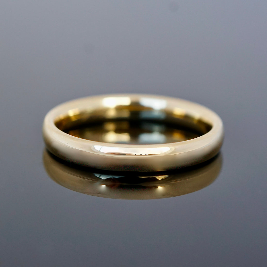 polierter Goldring aus der Goldschmiede Mein Lieblingsring
