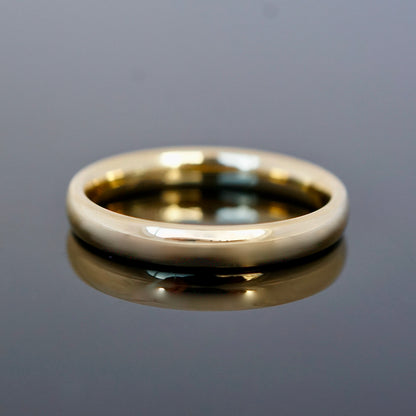 polierter Goldring aus der Goldschmiede Mein Lieblingsring